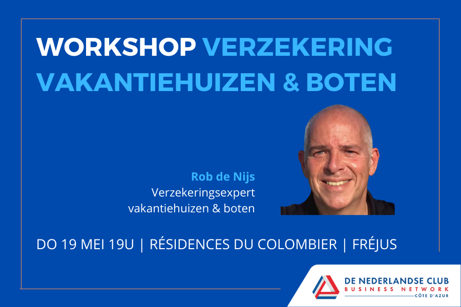 Workshop Verzekering Vakantiehuizen & Boten