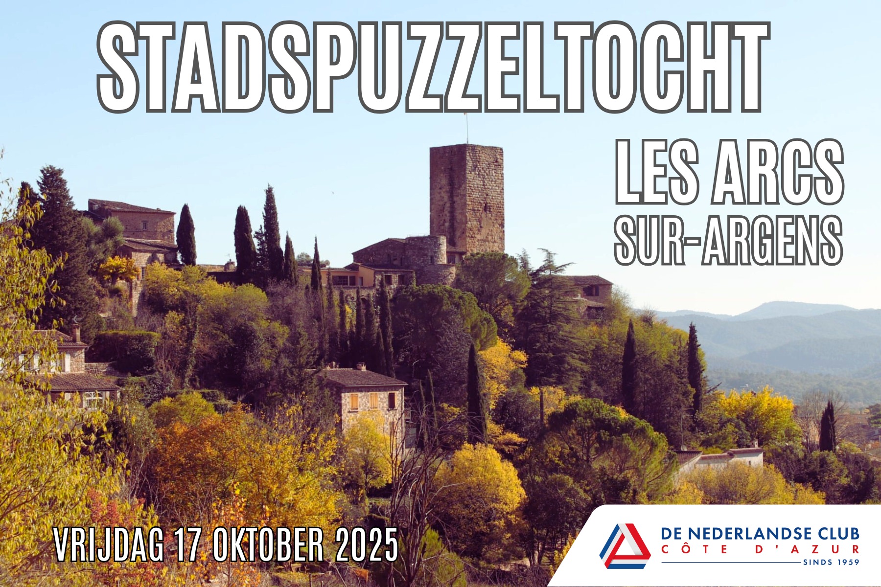 Stadspuzzeltocht Les Arcs-sur-Argens